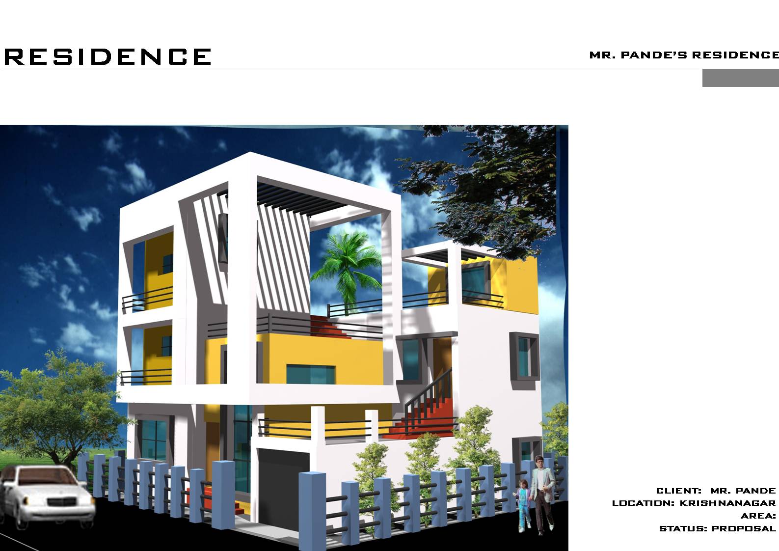 RESIDENCE - MR. PANDE'S RESIDENCE