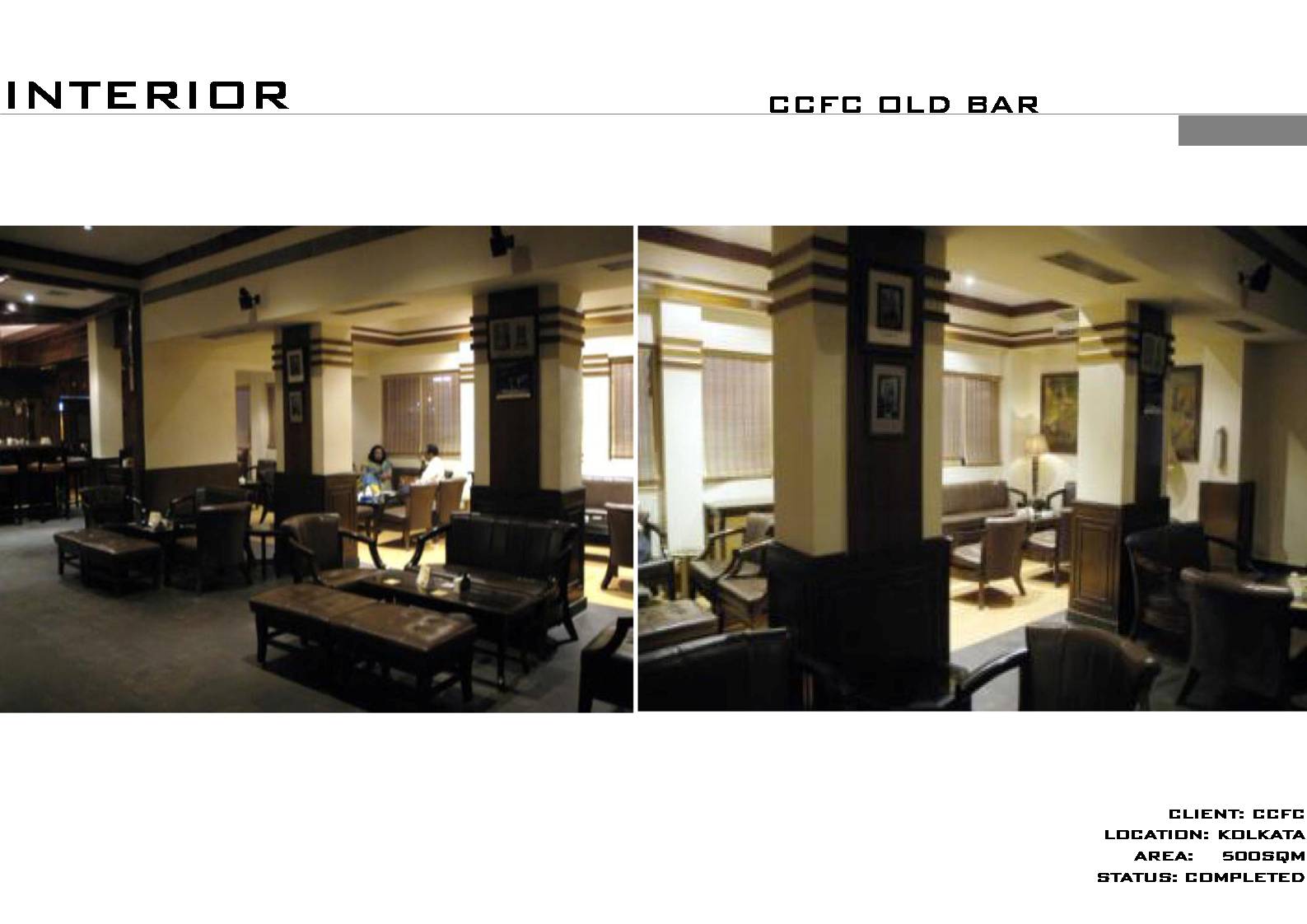 INTERIOR - CCFC OLD BAR